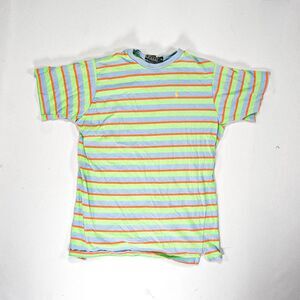 Vintage Polo by Ralph Lauren Striped Single Stitch T-Shirt - XL